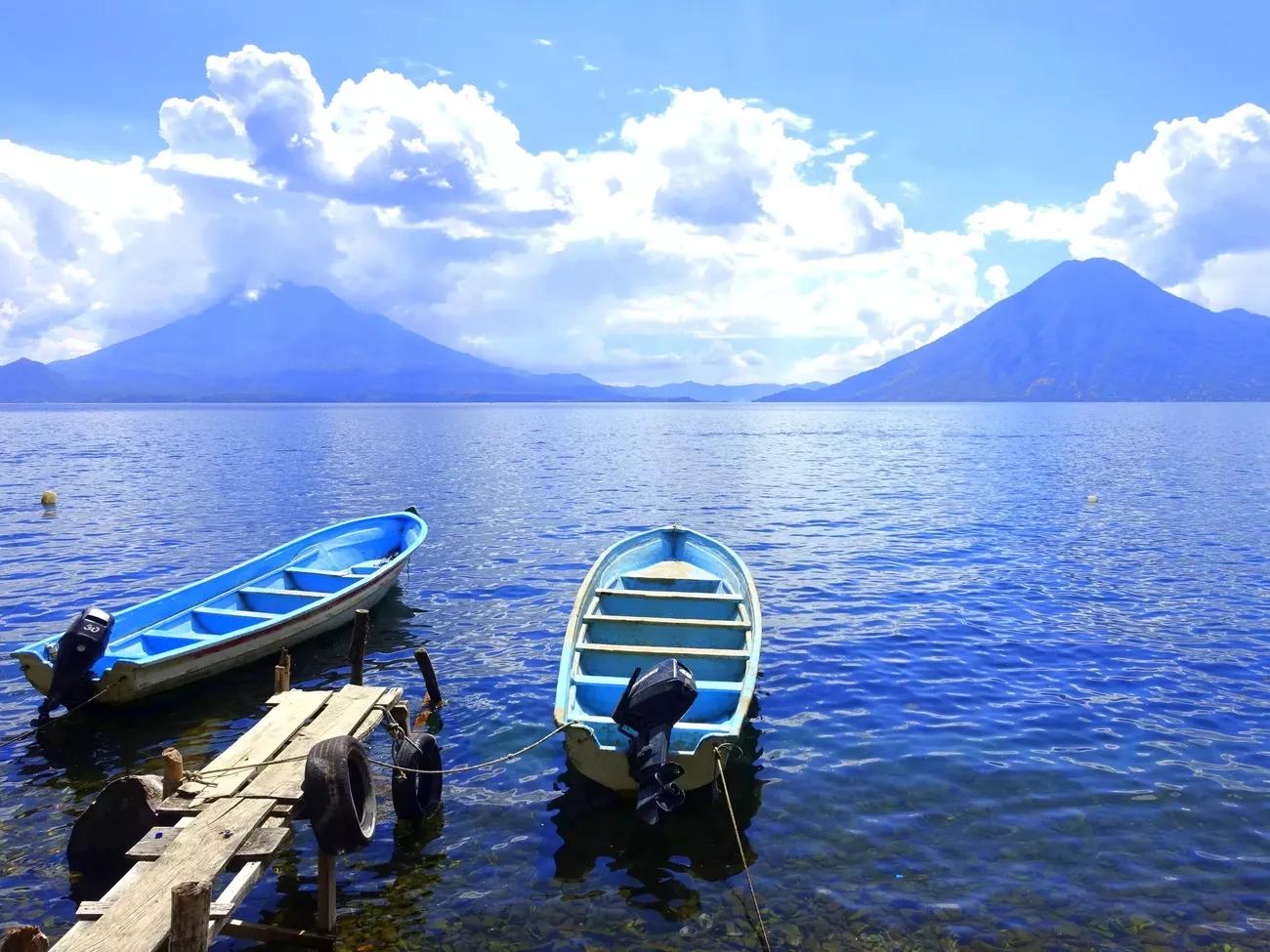 Au bord du lac Atitilan, Guatemala
