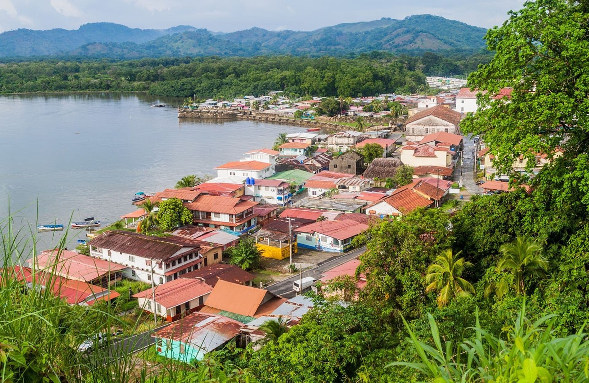 Portobelo - Vue aérienne