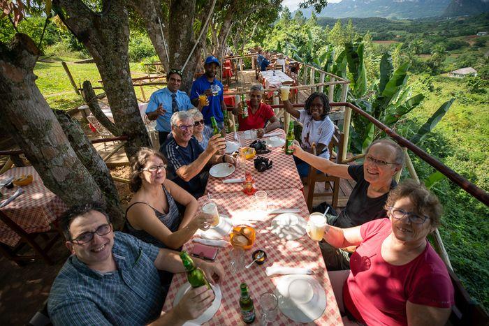 lunch with view vinales