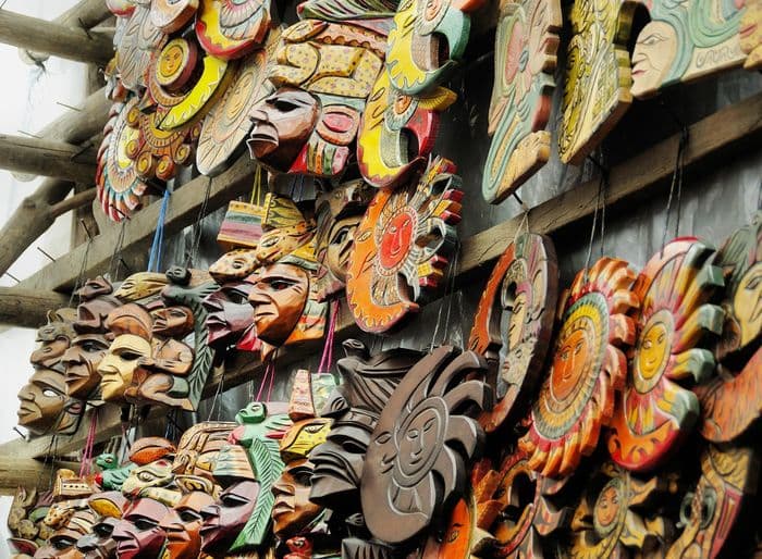 wooden masks Guatemala