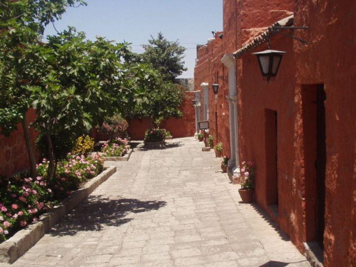 Die Malaga Strasse des Santa Catalina Kloster