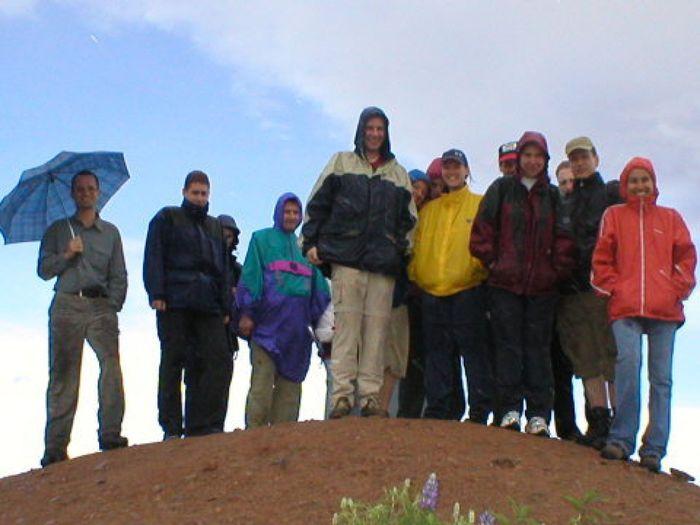 Die Gruppe auf dem Gipfel