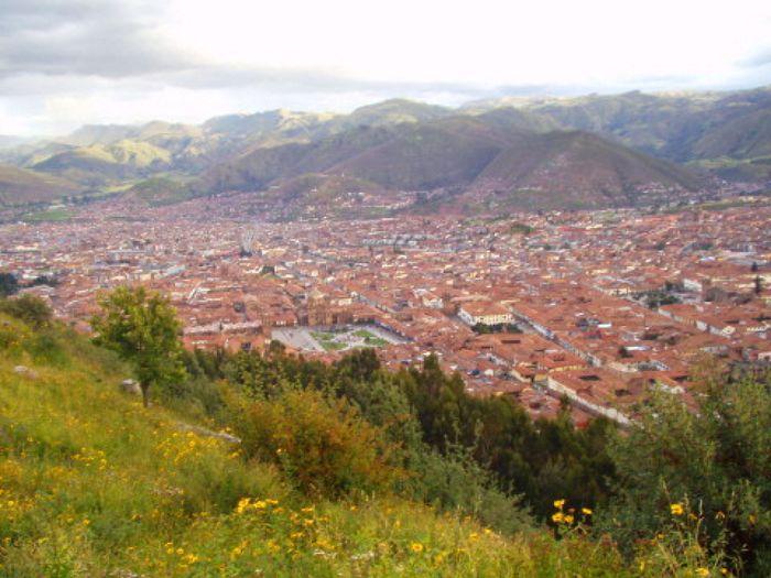 Blick auf Cuzco