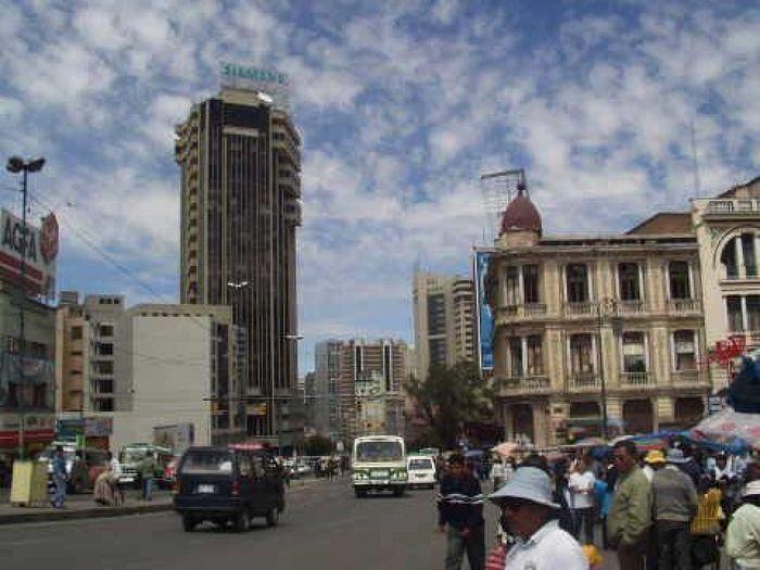 Die Hauptstadt  Boliviens - La Paz