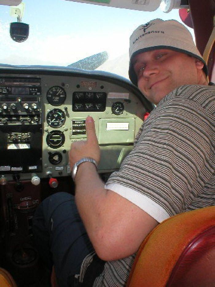 Ivo, unser Pilot ;-)