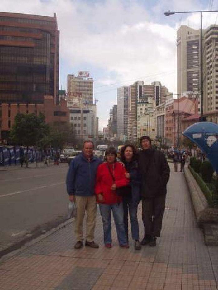 Herta, Erhard, Fritz und Sabine in La Paz