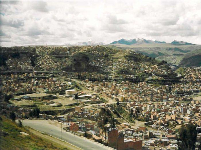 Blick auf La Paz