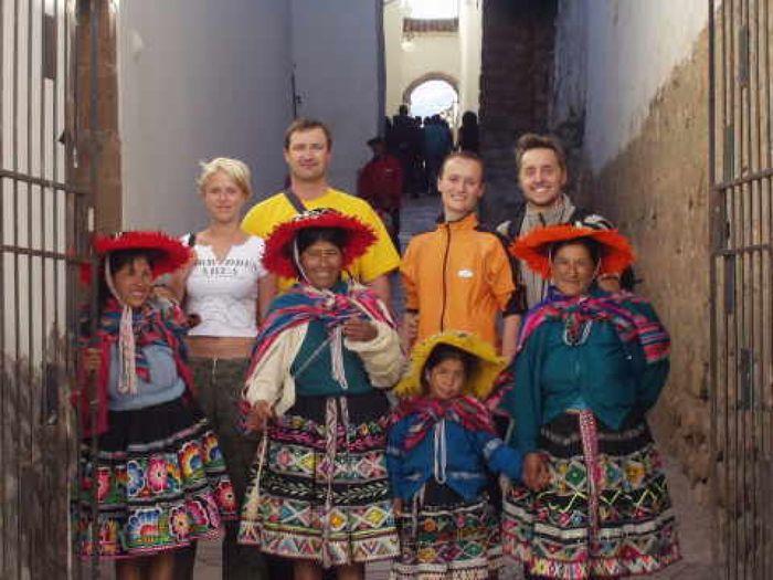 Die weniger sportlichen beim Spaziergang in Cusco