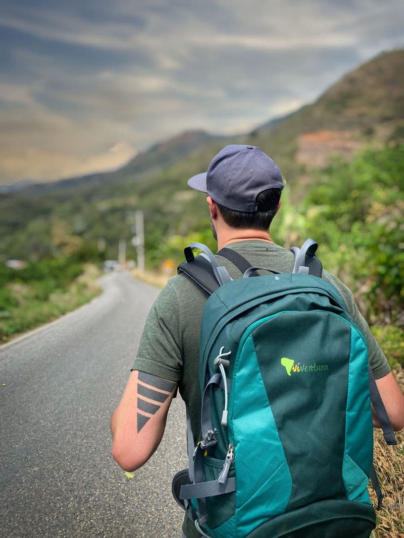 Backpack in action