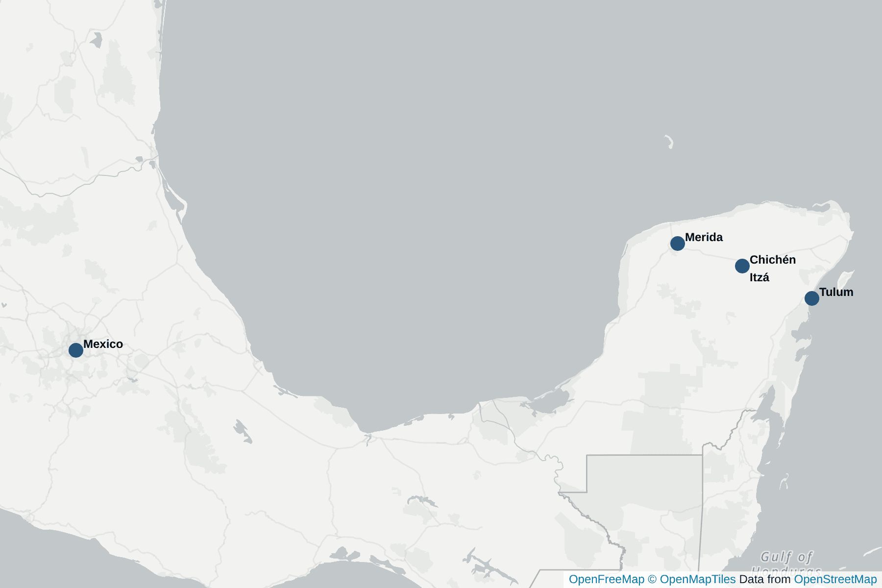 Carte de Mexique