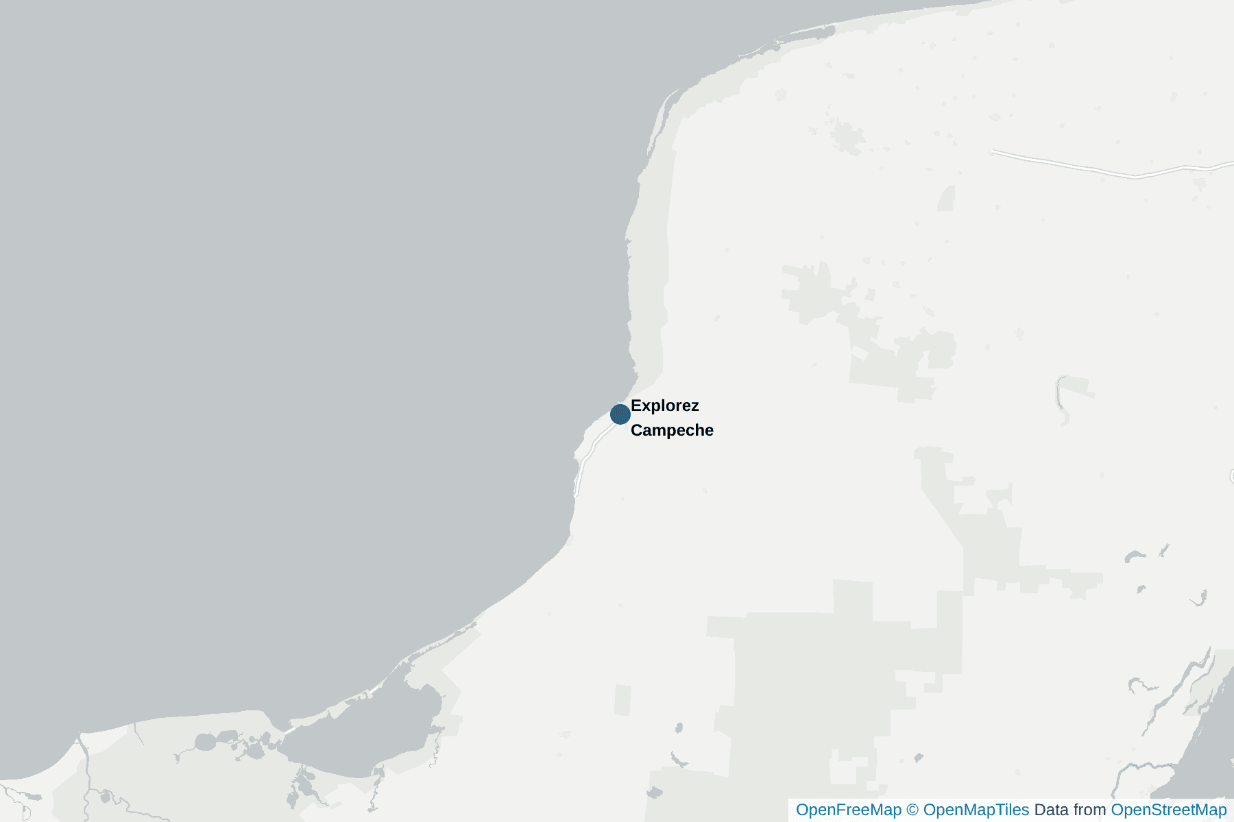 Carte de Explorez Campeche