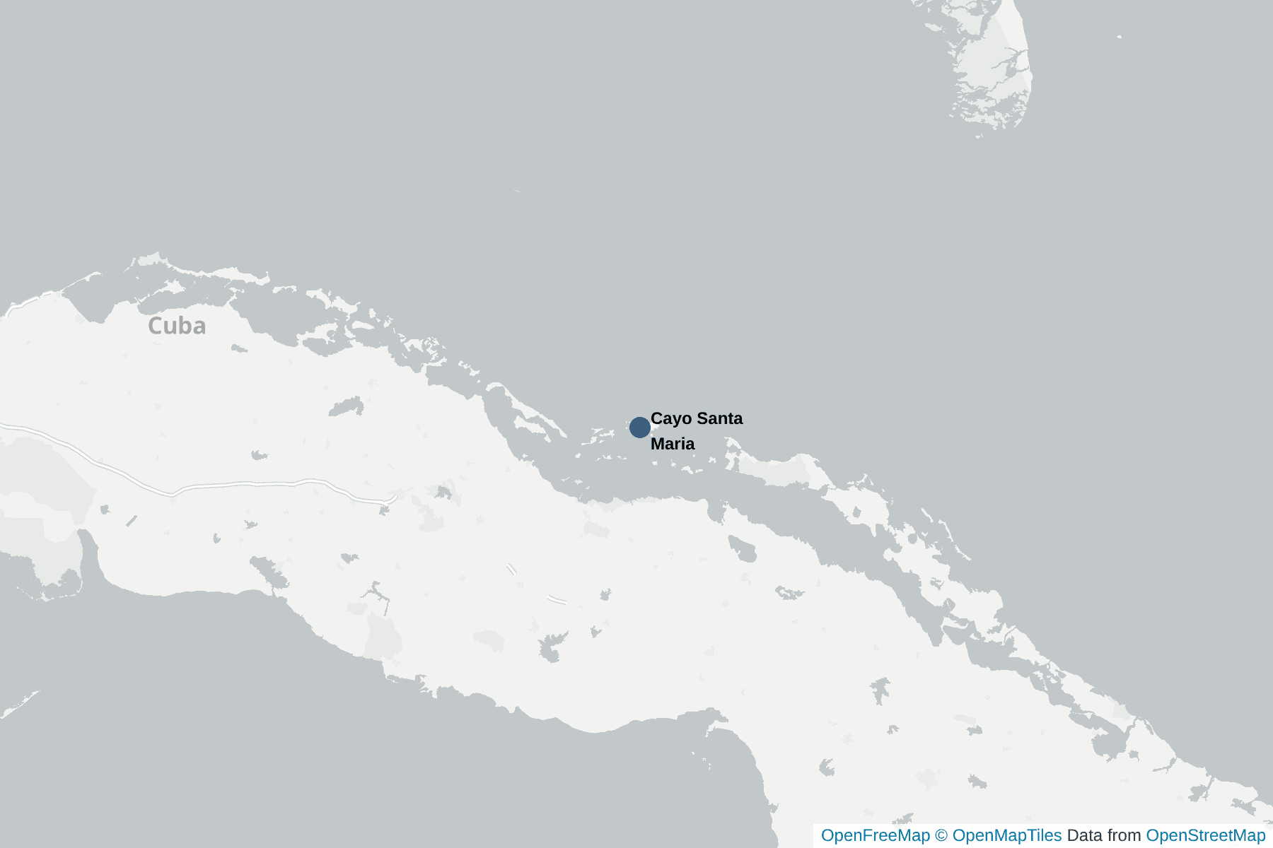 Carte de Cayo Santa Maria